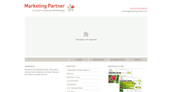 Desktop Screenshot of marketing-partner.com