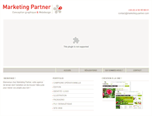 Tablet Screenshot of marketing-partner.com